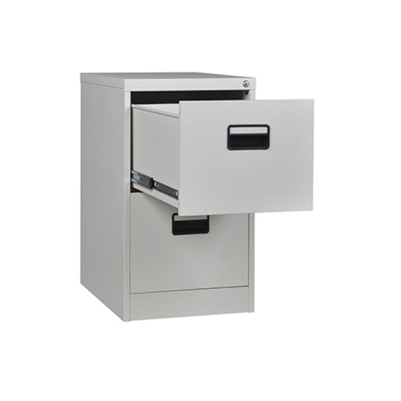 2 Layer Vertical Steel Filing Cabinet Draf Office Furniture