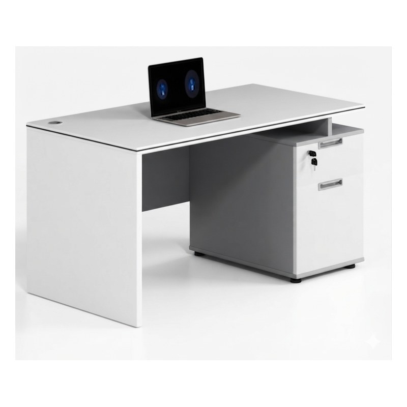 CoreCraft Office Desk with Single Pedestal CoreCraft Office Desk with Single Pedestal