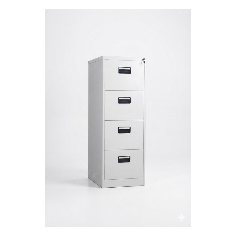4 Drawer Vertical Filing Cabinet Light Grey 4 Drawer Vertical Filing Cabinet Light Grey